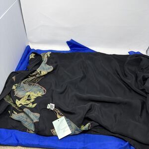 Pineapple Moon Black Wrap Scarf Sarong Leaf Design 70" x 43" Beach Cover NWT